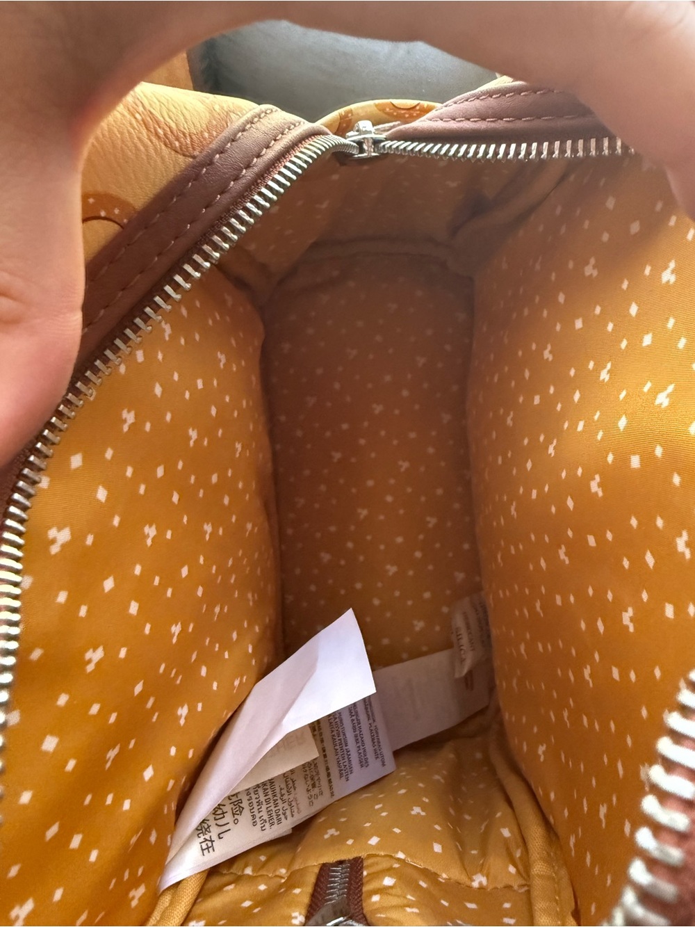 Loungefly Yellow Tan Pretzel Mickey Mini Backpack - Picture 3 of 3
